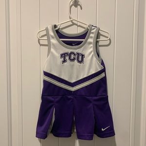 Nike Toddler TCU Cheerleading outfit, perfect condition, bloomers, size 2T